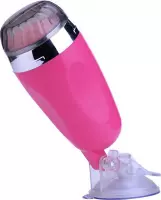 Masturbator - PUSSY - Kunstvagina met zuignap, steunvoet en vibratie bullet. 150 rotatie