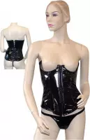 Lak bustier met string