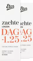 Etos Zachte Daglenzen -1,25 - 30 stuks (2 x 15)