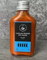 Carolina Reaper Hot Sauce (2,2 miljoen Scoville) - Handgemaakt in Nederland van ingrediënten van de Lokale Boer, Volledig Natuurlijk, Glutenvrij, Vegan, Keto-friendly - Hete Harry