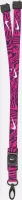 Nike Unisex Lanyard in Pink/Animal Print/Pink