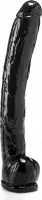 XXLTOYS - Vitaly - Dildo - Inbrenglengte 34 X 5.5 cm - Black - Uniek Design Realistische Dildo – Stevige Dildo – voor Diehards only - Made in Europe