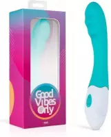 Tate G-Spot Vibrator - Good Vibes Only - Turquoise - Vibrator G Spot