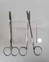 Belux Surgical / Set van 2 Spencer onthechtingsschaar 14cm RVS / Ideaal voor gebruik als hechtdraadschaa