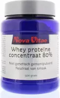 Nova Vitae - Whey Proteine - concentraat 80% - 500 gram