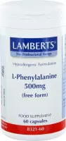 Lamberts - L-Phenylalanine 500 mg - 60 capsules