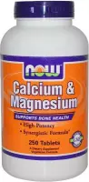 Calcium & Magnesium (2:1) (250 tabletten) - Now Foods