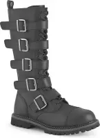 Demonia Veterlaars -38 Shoes- RIOT-18BK US 6 Zwart