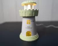 Lighthouse Humidifier-LED Luchtbevochtiger-Geurpreispreider Mogelijk aroma toe te voegen-Diffuser Electronique