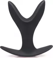 Blackdoor Collection Buttplug Vrouw – Holle Buttplug – Buttplug Man – Anker Ontwerp Maat S 8.3 cm - Zwart