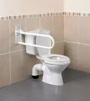 Opklapbare toiletbeugel: luxe versie: greep 3,2 cm, standaard - 76 cm