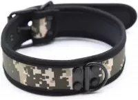 Neoprene - halsband camouflage neopreen - puppy play