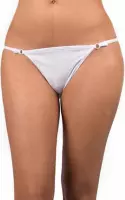 Witte String met Zilveren Sieraad - One Size (S-L 34 - 40)