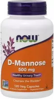 Now Foods Voedingssupplementen D-Mannose, 500 mg (120 Capsules) - Now Foods