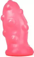 BubbleToys - BooBoo - BubbleGum -  Large - dildo anaal groot Lengte: 24 cm diam. Top: 8,9 cm Med: 11,1 cm Base: 11,8 cm
