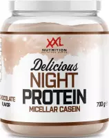 XXL Nutrition - Delicious Night Protein - Eiwitpoeder, Proteïne poeder, Eiwitshake, Proteine Shake, Whey Protein - Chocolade - 700 gram