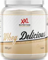 XXL Nutrition - Whey Delicious - Wei-eiwitpoeder met BCAA & Glutamine, Proteïne poeder, Eiwit shake, Whey Protein - Cappuccino - 1000 gram