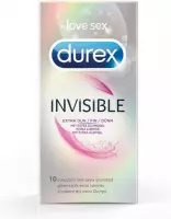 Durex Invisible met Extra Glijmiddel Condooms - 10 stuks