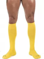 Voetbal sokken geel 42-46