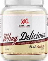 XXL Nutrition - Whey Delicious - Wei-eiwitpoeder met BCAA & Glutamine, Proteïne poeder, Eiwit shake, Whey Protein - Appeltaart - 450 gram