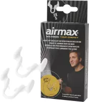2 verpakkingen Airmax neusspreider Sport, haalt het beste uit uw sportprestaties en om vrijer te ademen door de neus, Small (S) 2 stuks.