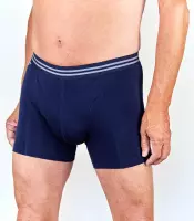 Entusia - Herenboxer combi maat XL - Blauw - Wasbaar ondergoed voor matig urineverlies - Incontinentie man - Tot 400ml absorptie - apart verkrijgbaar Entusia Men3 Pad