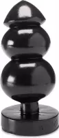 XXLTOYS - Hyperion - XXL Plug - inbrenglengte 18 X 8.5 cm - Black - Uniek design Buttplug - Stevige Anaal plug - Made in Europe