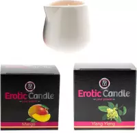 Erotic Candle Massage Kaarsen pakket – Mango en Ylang Ylang Geur