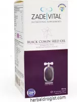 Zade Vital Zwarte Komijn Olie (Black cumin seed oil) Capsule 900 mg 60 Softgel