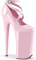 Pleaser Sandaal met enkelband, Paaldans schoenen -36 Shoes- BEYOND-087 Paaldans schoenen Roze