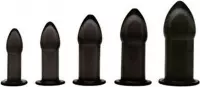Anaal trainer set (5 stuks) - zwart - Dildo - Buttpluggen - Zwart - Discreet verpakt en bezorgd