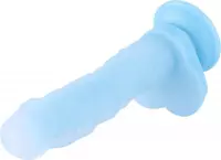 Glow in the Dark Dildo KlicLok 24 CM Blauw