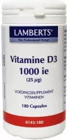 Lamberts Vitamine D3 1000IE 25 mcg 180 capsules