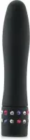 Mini Vibrator Met Siersteentjes Zwart - Stimulerend voor vrouwen - Stimulerend voor clitoris - Waterproof - Spannend voor koppels - Sex speeltjes -Sex toys - Erotiek - Bondage - Se