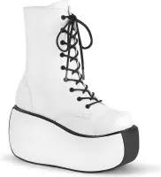 Demonia Enkellaars -40 Shoes- VIOLET-120 Wit