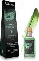 Orgie Sexy Therapy Kissable APPEL Massage Olie (Warming) met Veer in Luxe verpakking