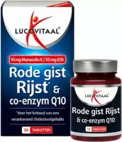 3x Lucovitaal Rode Gist Rijst & Q10 30 tabletten