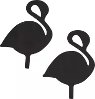 Pinch - Nipple Sticker Flamingo - Tepel Plakker - Flamingo Zwart - Tepelstickers
