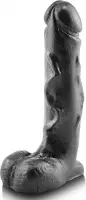 XXLTOYS - Eliott - Large Dildo - Inbrenglengte 24 X 6.5 cm - Black - Uniek Design Realistische Dildo – Stevige Dildo – voor Diehards only - Made in Europe