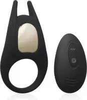INTY Toys - Crave - Vibro Cockring met draadloze afstandsbediening - Koppel Vibrator - Vibrerende Penisring - Clitoris Stimulator - 10 Standen - Ultra sterke trillingen - Oplaadbaa