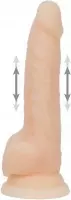 Naked Addiction - Realistische Stotende Dildo met Afstandsbediening - 23 cm - Dildo - Vibrator - Penis - Penispomp - Extender - Buttplug - Sexy - Tril ei - Erotische - Man - Vrouw
