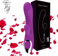 Luxury Toys Luchtdruk vibrator – G-spot & clitoris vibrator – Vibrators voor vrouwen - 24 Standen - Dildo – Sextoys – Paars