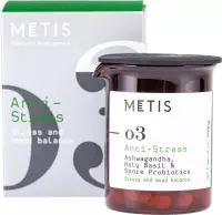 Metis Anti-Stress 03 Start Beaker- supplementen & vitamine – effectieve anti-stress supplementen – ga beter om met stress - Ashwaganda & sporebiotica - 40 capsules