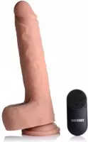 Big Shot - Vibrerende & Stotende Realistische XL Dildo Met Balzak - 17.8 cm - Dildo - Vibrator - Penis - Penispomp - Extender - Buttplug - Sexy - Tril ei - Erotische - Man - Vrouw