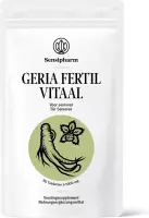 Sensipharm Geria Fertil Vitaal - Voedingssupplement bij Overgang/Menopauze, Ouderdom en Senioren - Natuurlijk - 90 Tabletten à 1000 mg