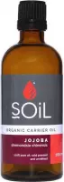 Soil - Biologische Koudgeperste En Onbewerkte Jojoba Oil - 100 Ml - Huidolie en Haarolie - Simmondsia Chinesis - Basis Olie