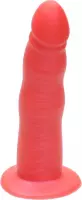 Ylva & Dite - Anteros - Realistische Siliconen dildo met zuignap - Voor mannen, vrouwen of samen - Handgemaakt in Holland - Bright Red