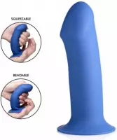 Squeeze-It Dikke Dildo - Blauw