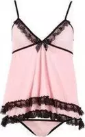 Babydoll-Set Rosa