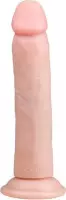Realistische Dildo Met Zuignap - 20,5 cm - Dildo - Dildo Normaal - Beige - Discreet verpakt en bezorgd
